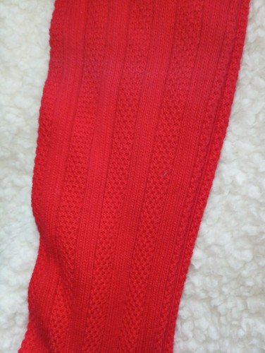 Bundhosenstrümpfe Gr.43-45 Trachtenstrümpfe 100/% Baumwolle Rot Wanderstrümpfe