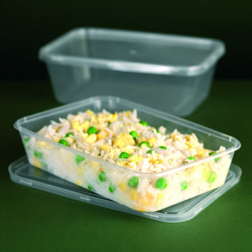 Plastic Food Containers & Lids Microwaveable **choose size & quantity** 