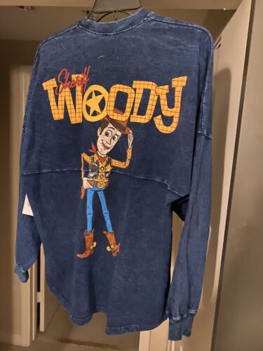Disney Pixar Toy Story Sheriff Woody Adult Spirit Jersey Size Small XS NWT 