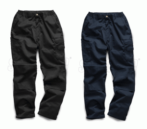 Standsafe Work Wear Cargo Trouser Pant Blue Black Size 30/"-42/"