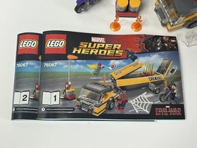 Lego Marvel Super Heroes 76067 Tanker Truck Takedown 100% Complete W/Box & Ins