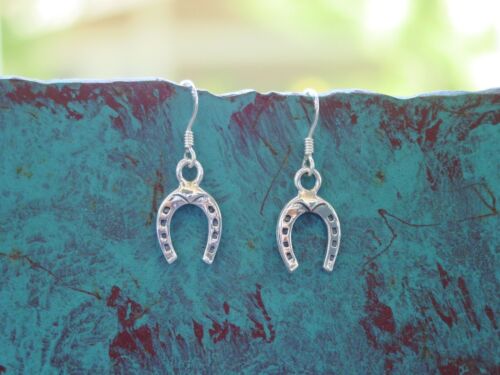 Details about  / Horseshoe Earrings Horseshoe Sterling Silver Earrings Jewelry
