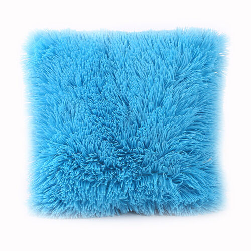 42cm//18/'/' Throw Fur Fluffy Sofa Pillow Case Soft Plush Cushion Cover Home Sofa D
