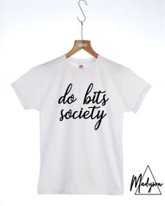 New Love Island Do Bits Society Slogan T-shirt DBS Unisex Womens Mens T-shirt