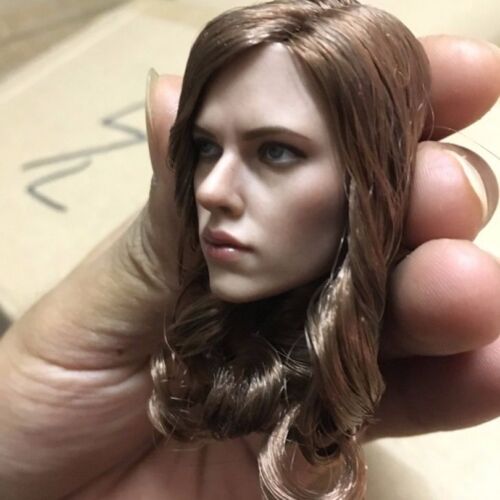 Custom 1//6 Scale Scarlett Johansson Head Sculpt For Hot Toys Female Figure Body