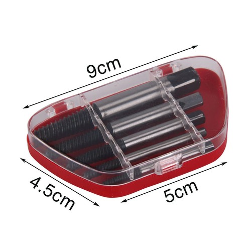 5 mm Extractor conjunto Brocas Guía de salida fácil roto Damag Tornillos Perno Removedor