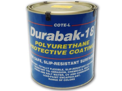 Durabak18 Textured-Gal-Non Slip Coating,Bedliner,Boat Deck,Construction-MED BLUE 