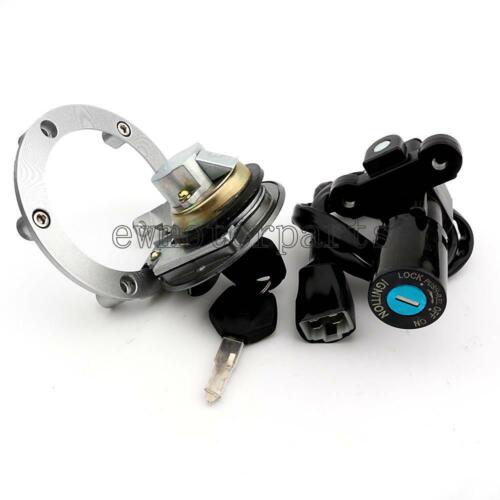 Ignition Switch Fuel Gas Cap Seat Lock Keys Set for Yamaha YZF R25 R3 RH07 RH12