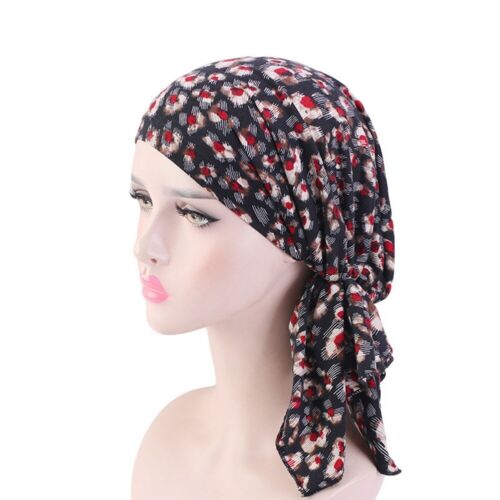Les femmes musulmanes Extensible Turban Chapeau chimio Cap perte de cheveux tête écharpe envelopper hijab Cap