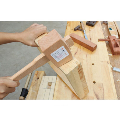 255mm 10Inch Beech Solid Carpenter Wood Wooden Mallet Hammer Handle Woodworking 