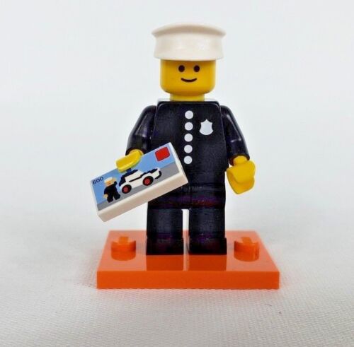 Open Lego Minifigure 40th anniversary ~ Series 18 Police Officer ~ Retro Police 