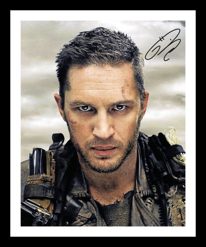 TOM HARDY AUTOGRAPHED SIGNED /& FRAMED PP POSTER PHOTO 3
