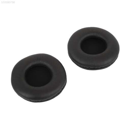 90mm 2PCS Black Cover Ear Pads Headset Parts Headphone Soft Replacement Earbuds