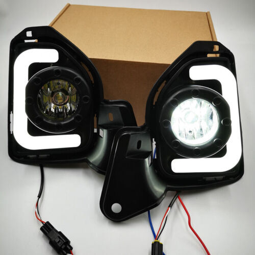 For Toyota Hiace 2014-2018 DRL LED Daytime Running Light Fog Turn Signal Lamp