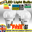 15w 100 WATTS BC B22 ES E27 3000k 6500k BUY 2 GET 1 FREE JCB LED Bulbs GLS 6w