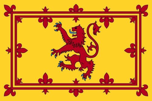 LION RAMPANT FLAG SMALL 3 x 2 ft SCOTLAND SCOTS NATIONAL BANNER BRASS EYELETS 