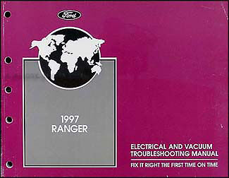 1997 Ford Ranger Electrical Troubleshooting Manual 97 Wiring Diagram Book OEM