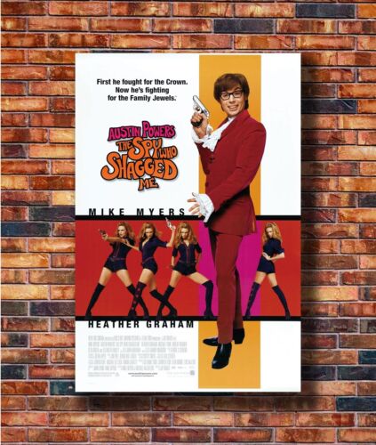 T2193 Poster AUSTIN POWERS THE SPY WHO SHAGGED ME Classic Movie Mike Myers Art