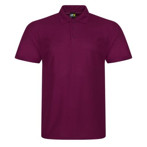 Pro Rtx New Mens Short Sleeve Casual Work Pique Polyester Polo shirt Tee T-Shirt