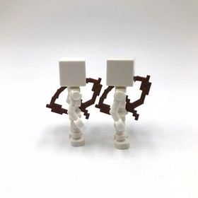 LEGO 2 x Skeleton Minecraft minifigure 21127 21118 21144 21116 21169 21132 21125
