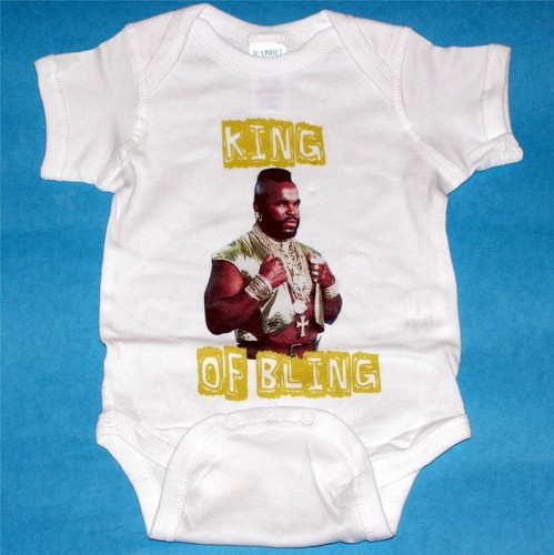 MR T Clubber Lang A TEAM Baby Infant Toddler CLOTHING BODYSUIT 6 12 18 24 Months