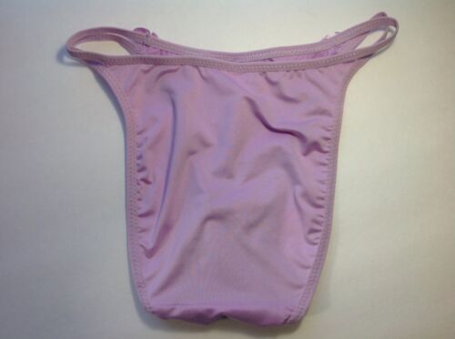 Women Panties,Bikinis SZ S Violet Soft Silky Double Waistband W/Net&Decoration