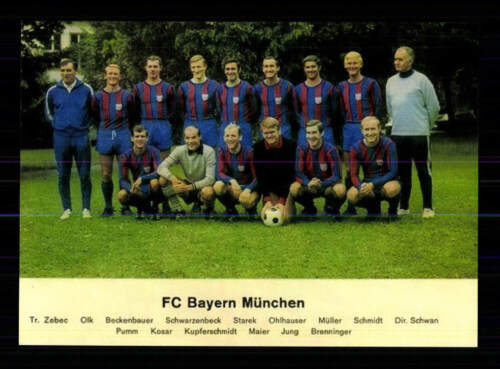 Bayern München Mannschaftskarte 1968-69 TOP +2