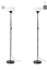 2 X Nouveau Tall Floor Standing Lampe Noir Lampe de lecture lampadaire IKEA