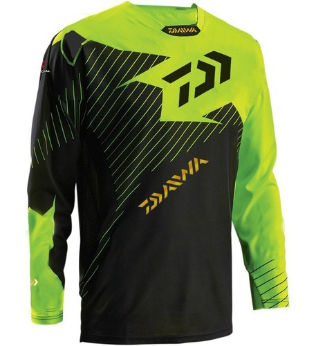 De Pêche Neuf Maillots à séchage rapide manches longues anti-UV Daiwa Chemises Sport Vêtements