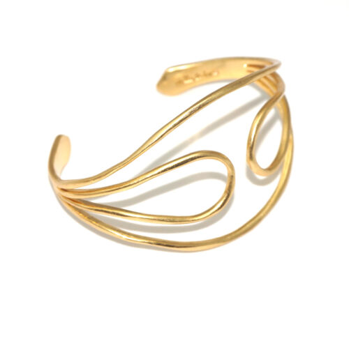 Stella /& Dot Fitz Cuff Bracelet gold tone