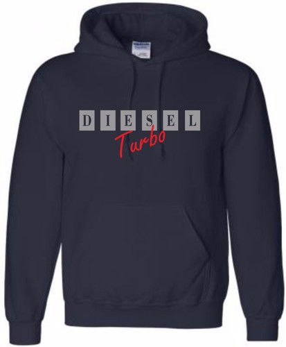 Diesel Turbo Unisex Hoodie Car Hooded Cars Funny Sweat S-XXL