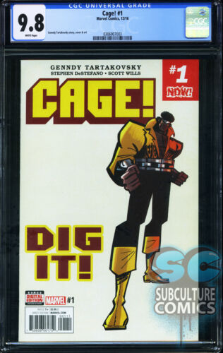 CAGE #1 SOLD OUT FIRST PRINT CGC 9.8 FIRST ISSUE LUKE CAGE RELAUNCH 