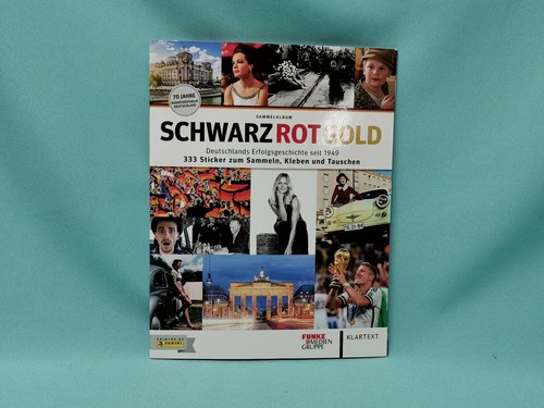 Panini negro rojo oro este álbum album sticker 70 años Alemania