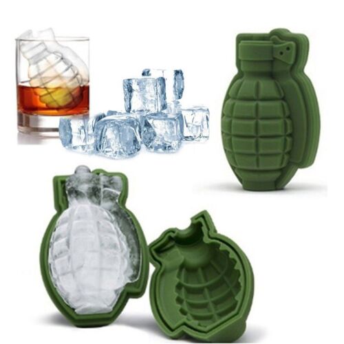Ice Tray Mould Silicone Chocolate Baking Cake Decorating Mold Tool Grenade Craft