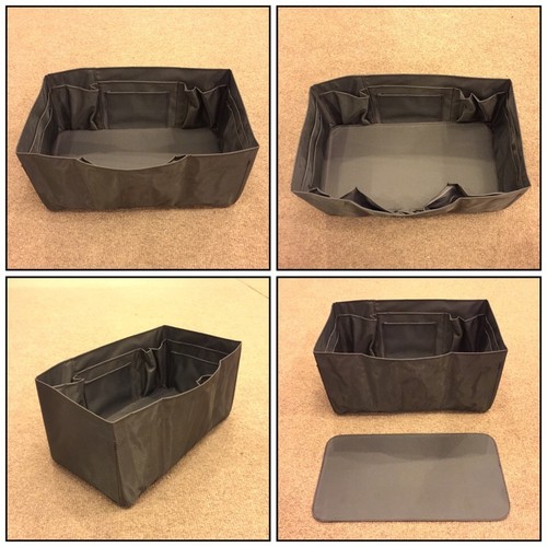 Organizer Insert Bag Keepall 45-50 Base Shaper Accessories Protect Dirty Black