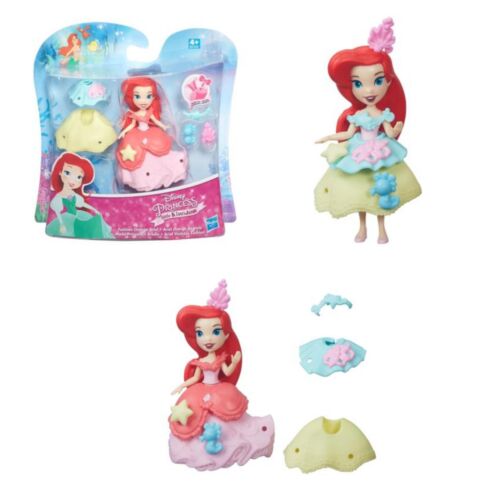 Years Disney Princess Little Kingdom Fashion Change Tiana or Ariel 3inch Doll 4 
