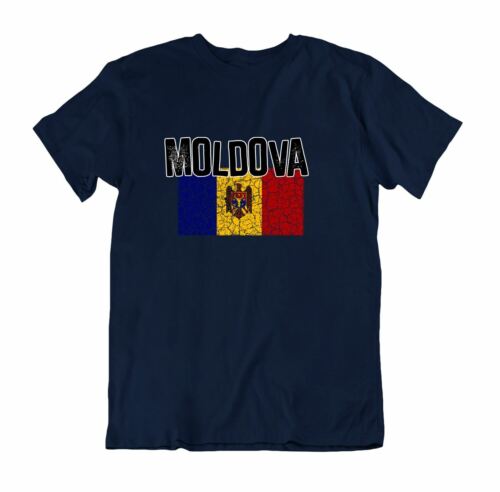 Drapeau T-shirt Moldova Fashion pays Souvenir Cadeau Tee Pride Logo 