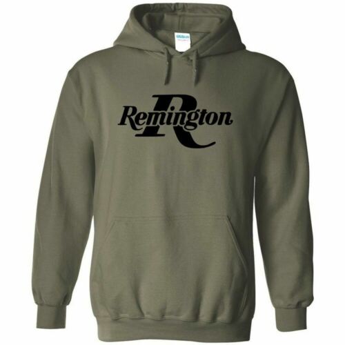Remington Black Logo Hoodie Sweatshirt 2nd Amendment Pro Gun Rights Rifle Pistol 