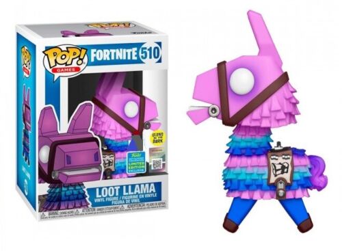 Fortnite GITD Loot Llama 2019 Summer Con #510 Damaged Box Funko Pop Games