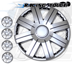 15/" Inch Replacement Wheel Cover Hubcap #613 Metallic Silver Hub Caps 4pcs Set