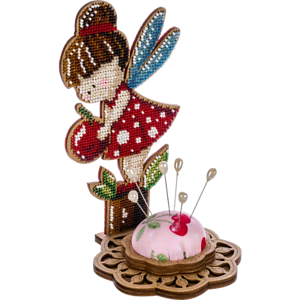 needle minder "Little Fairy" beading embroidery decor DIY needle cushion kit 