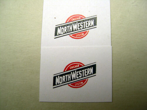Pair of Repro Cab Stickers for American Flyer Northwestern Baldwin Diesel Loco