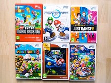 Nintendo Wii Spiele Auswahl Mario Kart Mario Party 8 & 9 Mario Bros Just Dance