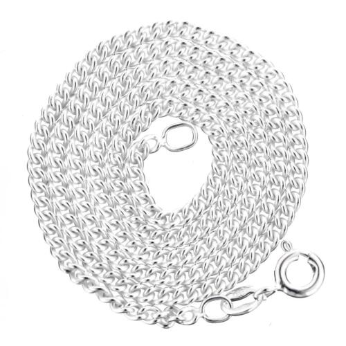2.67MM CURB CHAIN PREMIUM 16-30" WHOLESALE ITALIAN 925 STERLING SILVER necklace 