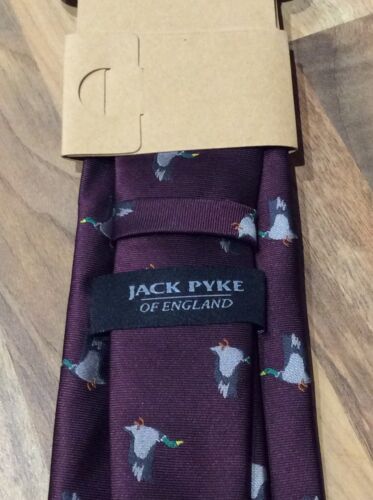 Jack Pyke Tie Duck Patterned Wine Country Clothing