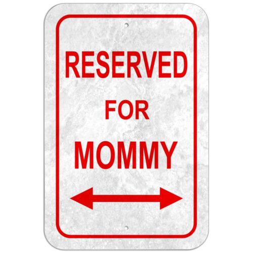 Reserved For Parking 8" x 12" Plastic Sign Family 