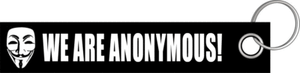 We are ANONYMOUS II Anon Hacker Schlüsselanhänger Schlüsselband Lanyard