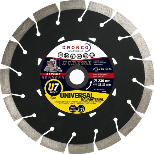 Diamantscheibe DRONCO Ø350x3,2x20mm xtreme U7 speed Trennscheibe neu