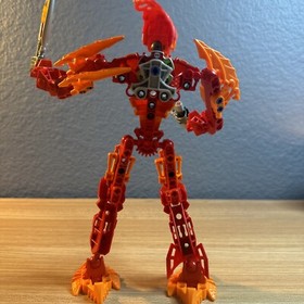 Lego Bionicle Glatorian Legends 8985 Ackar 95% complete missing 2 pieces