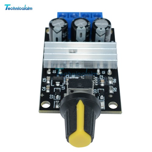 3A 80W PWM DC 6V~28V 12V 24V Motor Speed Control Switch Controller